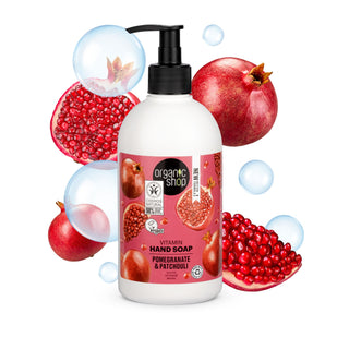 Organic Shop Vitamin Hand Soap Pomegranate and Patchouli (500ml)