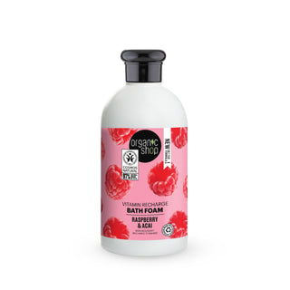 Organic Shop Vitamin Recharge Bath Foam Raspberry & Acai (500ml)