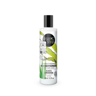 Organic Shop Strengthening Conditioner Anti-Hair Loss Algae and Lemongrass (280ml)