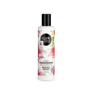 Organic Shop Shining Conditioner for Coloured Hair Water Lily and Amaranth (280ml)