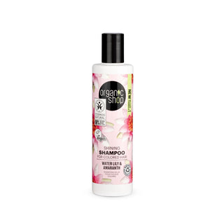 Organic Shop Shining Shampoo for Coloured Hair Water Lily and Amaranth (280ml)