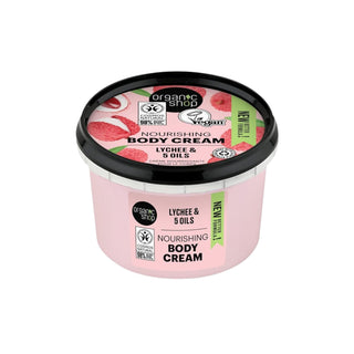 Organic Shop Nourishing Body Cream Lychee and 5 Oils (250ml)