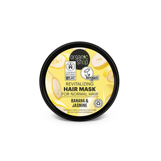 Organic Shop Revitalizing Hair Mask for Normal Hair Banana and Jasmine (250ml)