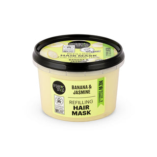 Organic Shop Refilling Hair Mask for Normal Hair Banana and Jasmine (250ml)