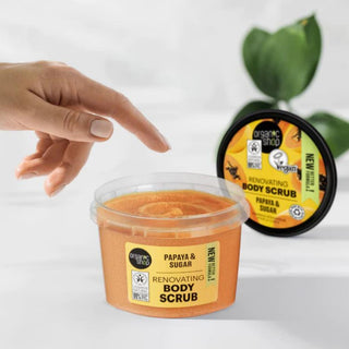 Organic Shop Renovating Body Scrub Papaya and Sugar (250ml)