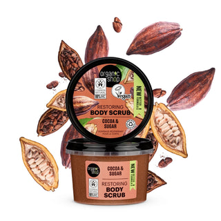 Organic Shop Restoring Body Scrub Cocoa and Sugar (250ml)