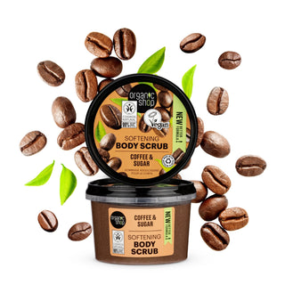 Organic Shop Softening Body Scrub Coffee and Sugar (250ml)