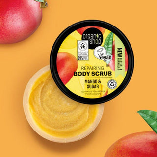 Organic Shop Repairing Body Scrub Mango and Sugar (250ml)