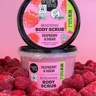 Organic Shop Renewing Body Scrub Raspberry and Sugar (250ml)