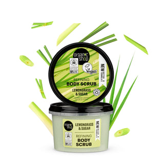 Organic Shop Refining Body Scrub Lemongrass and Sugar (250ml)