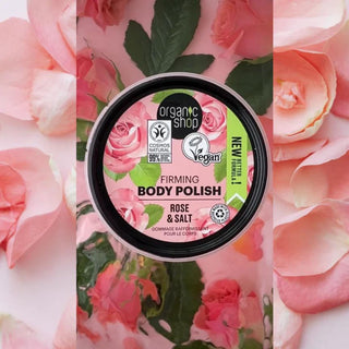 Organic Shop Firming Body Polish Rose and Salt (250ml)