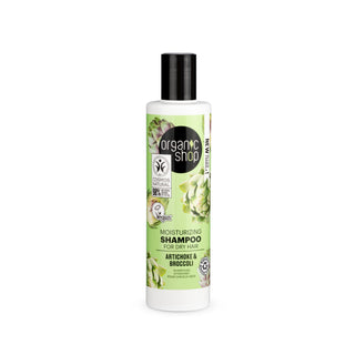 Organic Shop Moisturizing Shampoo for Dry Hair Artichoke and Broccoli (280ml)