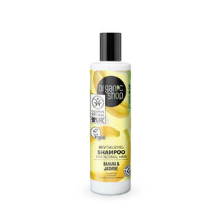 Organic Shop Revitalizing Shampoo for Normal Hair Banana and Jasmine (280ml)