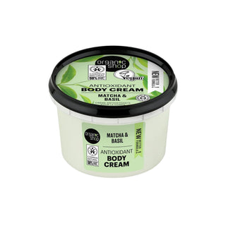 Organic Shop Antioxidant Body Cream Matcha and Basil (250ml)