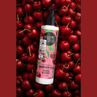 Organic Shop Softening Shower Gel Cherry and Blueberry (280ml)