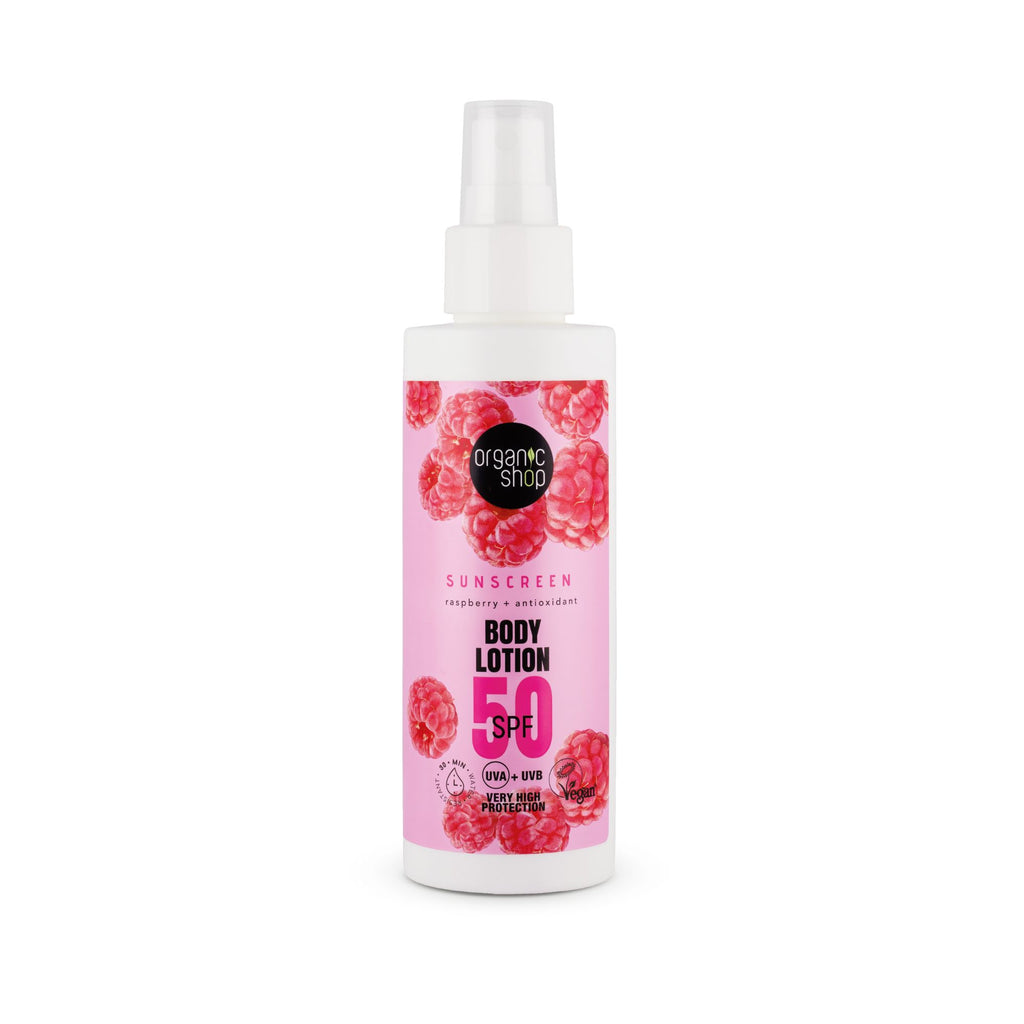 Organic Shop Sunscreen Body Lotion 50 SPF (150ml)