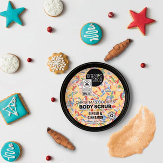 Organic Shop Christmas Cookies Body Scrub Ginger and Cinnamon (250ml)