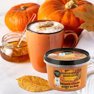 Organic Shop Pumpkin Spice Latte Brown Sugar Body Scrub Pumpkin Spice and Brown Sugar (250ml)