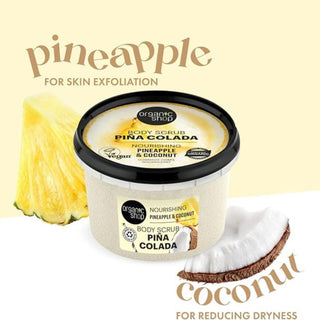 Organic Shop Nourishing Pina Colada Body Scrub Pineapple and Coconut (250ml)