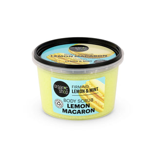 Organic Shop Firming Lemon Macaron Body Scrub Lemon and Mint (250ml)