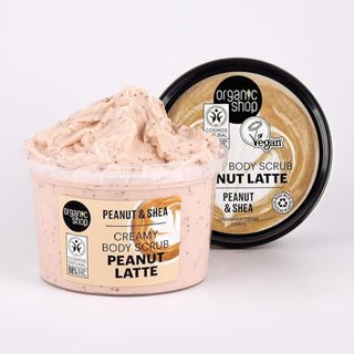 Organic Shop Peanut Latte Creamy Body Scrub Peanut and Shea (250ml)