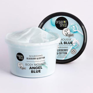 Organic Shop Nourishing Angel Blue Body Mousse Blueberry and Cotton (250ml)