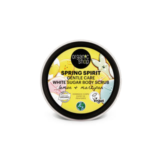 Organic Shop Spring Spirit Gentle Care White Sugar Body Scrub (250ml)