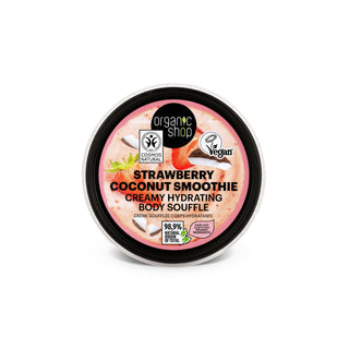 Organic Shop Strawberry Coconut Smoothie Creamy Hydrating Body Souffle (250ml)