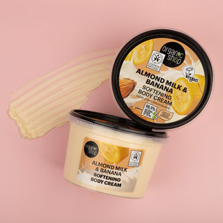 Organic Shop Almond Milk and Banana Softening Body Cream (250ml)