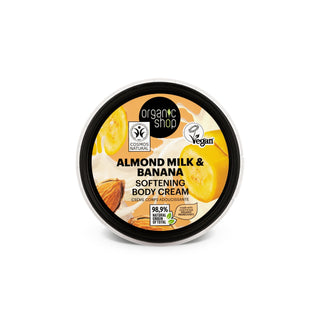 Organic Shop Almond Milk and Banana Softening Body Cream (250ml)