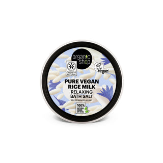 Organic Shop Pure Vegan Rice Milk Relaxing Bath Salt (300g)