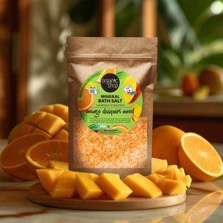 Organic Shop Mango Daiquiri Mood Calming & Hydrating Mineral Bath Salt (500g)