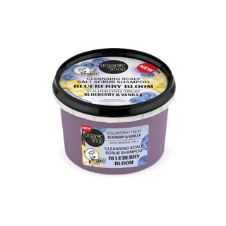 Organic Shop Cleansing Scalp Salt Scrub Shampoo Blueberry Bloom Volumizing Treat Blueberry & Vanilla (250ml)