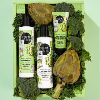 Organic Shop Moisturising Conditioner for Dry Hair Artichoke and Broccoli (280ml)