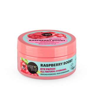 Organic Shop De-Puff Raspberry Boost All Natural Hydrogel Eye Patches (60pcs)