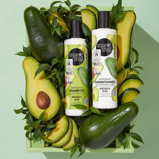 Organic Shop Repairing Conditioner for Damaged Hair Avocado and Olive (280ml)