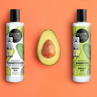 Organic Shop Repairing Conditioner for Damaged Hair Avocado and Olive (280ml)