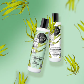 Organic Shop Strengthening Shampoo Anti-Hair Loss Algae and Lemongrass (280ml)