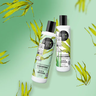 Organic Shop Strengthening Conditioner Anti-Hair Loss Algae and Lemongrass (280ml)