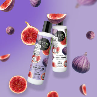 Organic Shop Volumizing Shampoo for Oily Hair Fig and Rosehip (280ml)